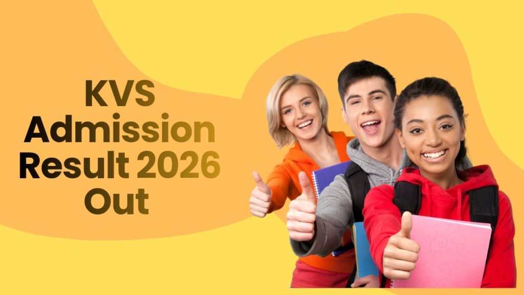 KVS Admission Result 2026